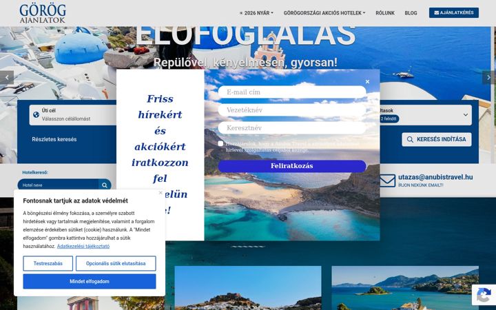 Screenshot of gorogorszaginyaralasok.hu
