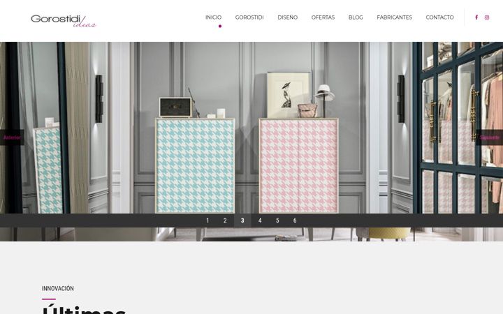Screenshot of gorostidiideas.com