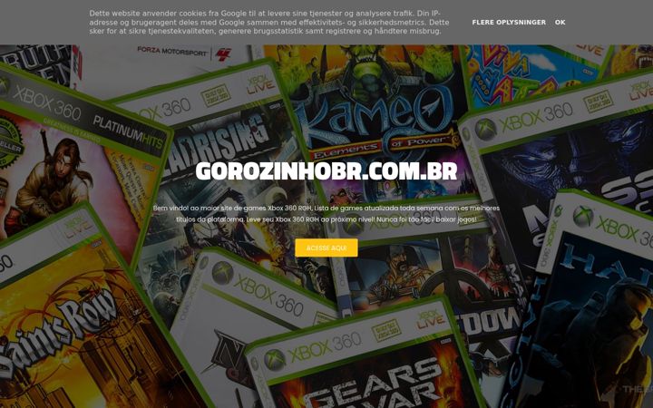Skærmbillede af gorozinhobr.com.br