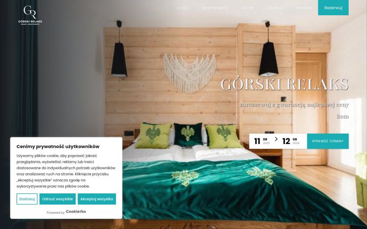 Screenshot of gorski-relaks.pl