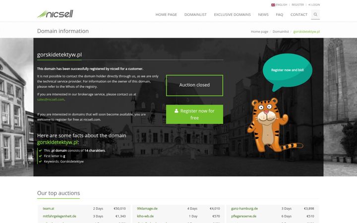 Screenshot of gorskidetektyw.pl