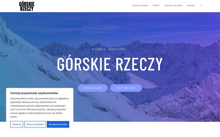 Screenshot of gorskierzeczy.pl