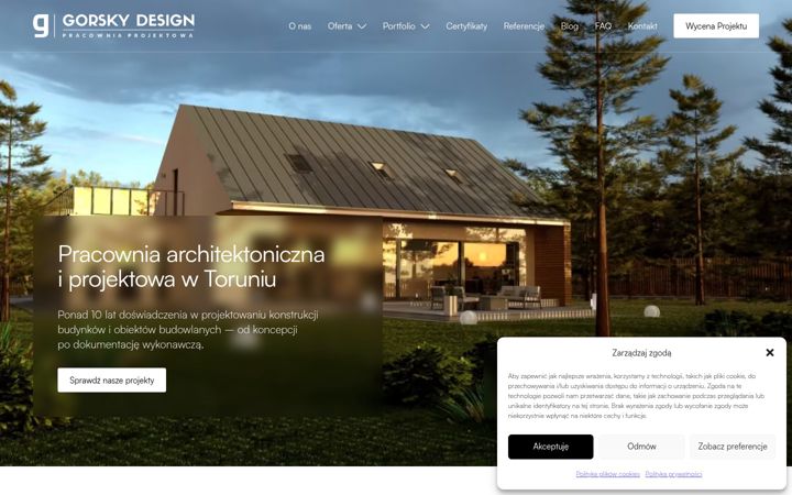 Screenshot of gorskydesign.pl