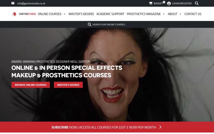 Screenshot of gortonstudio.co.uk