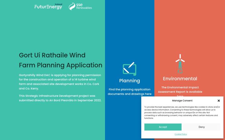 Screenshot of gortyrahillyplanning.ie