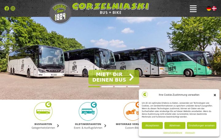 Screenshot of gorzelniaski.de