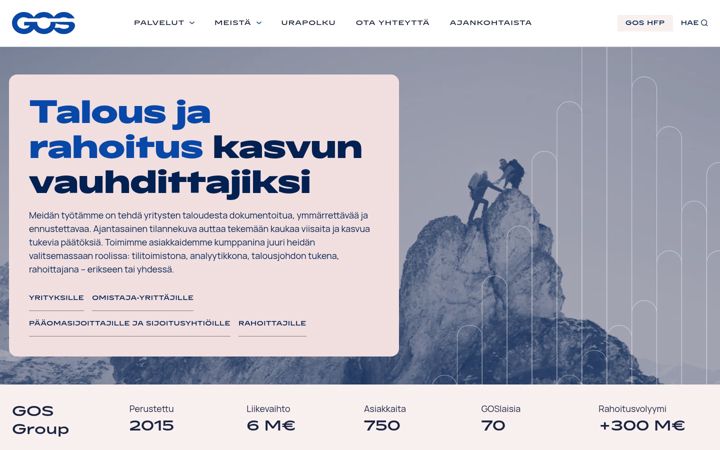 Screenshot of gos.fi