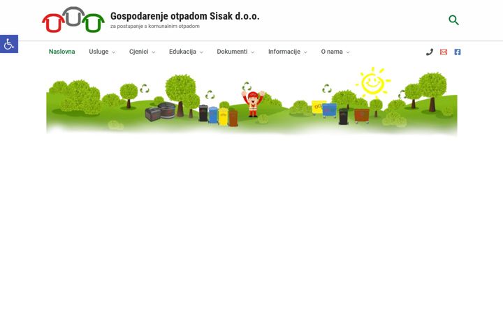 Screenshot of gos.hr