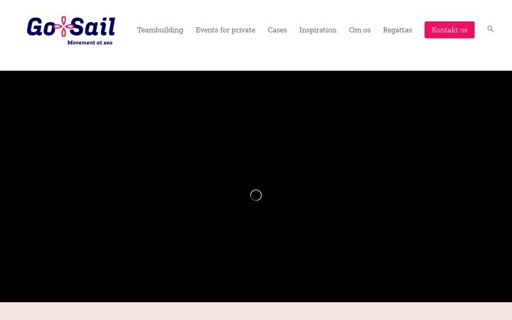 Screenshot of gosail.dk