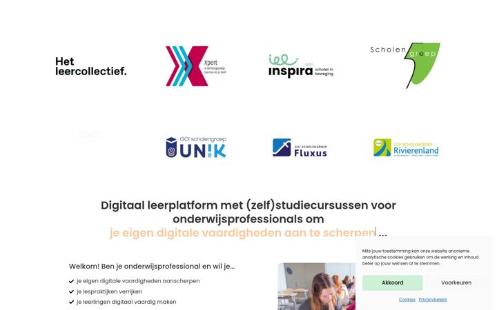Screenshot of gosamen.be