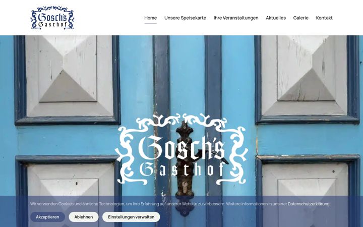 Screenshot of goschs-gasthof.de