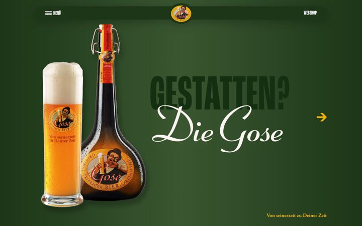 Screenshot of gose.de