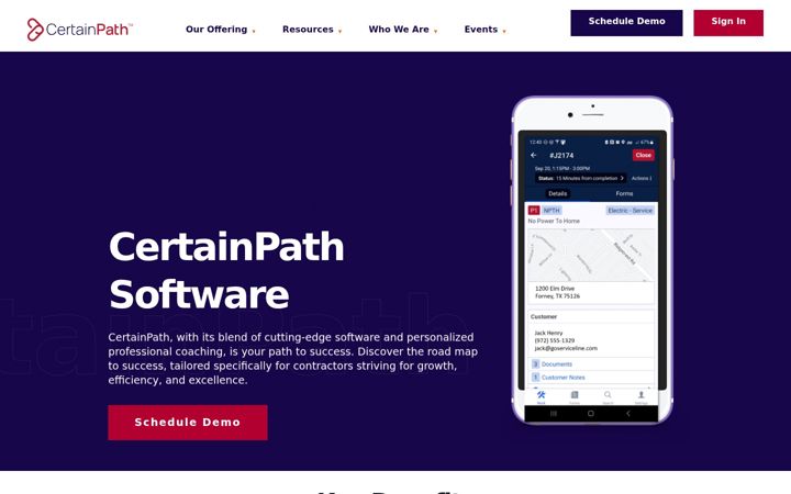 Screenshot of goserviceline.com