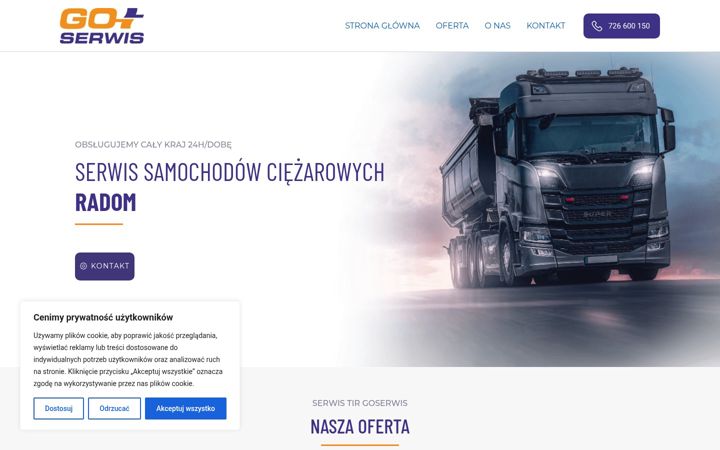Screenshot of goserwis.com.pl