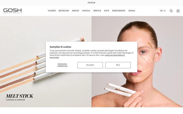 Screenshot of gosh.dk