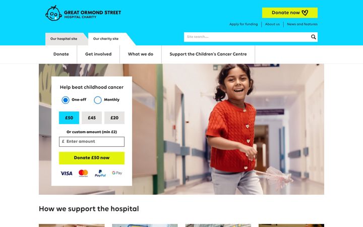 Screenshot of gosh.org