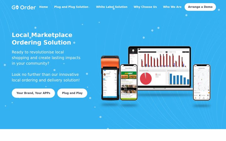 Screenshot of goshoplocal.app
