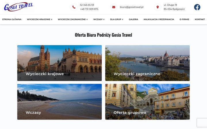 Screenshot of gosiatravel.pl