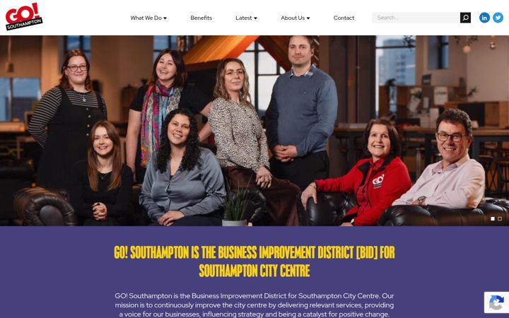 Screenshot of gosouthampton.co.uk