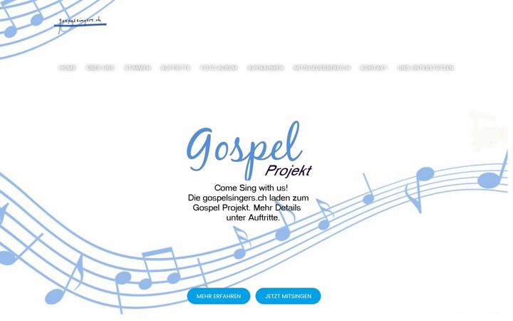 Screenshot of gospelsingers.ch