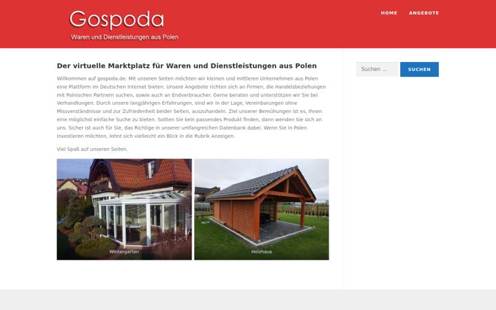 Képernyőkép: gospoda.de