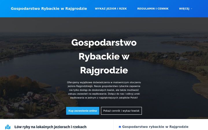 Screenshot of gospodarstworybackiewrajgrodzie.pl