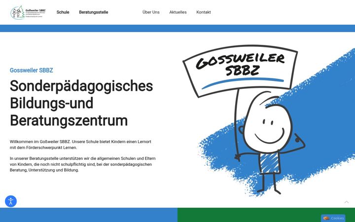Screenshot of gossweiler-sbbz.de