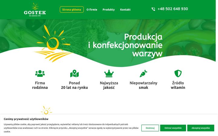 Screenshot of gostek.com.pl