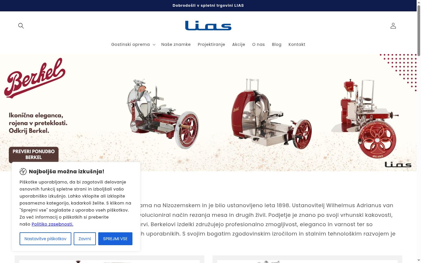 Screenshot tal-banner tal-kunsens muri qabel kwalunkwe interazzjoni