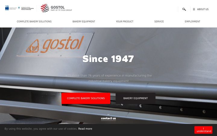 Screenshot of gostolgroup.com