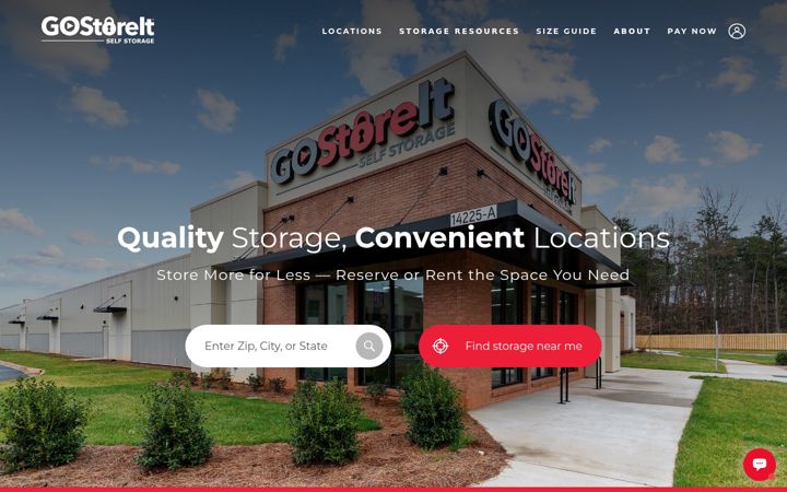 Screenshot of gostoreit.com
