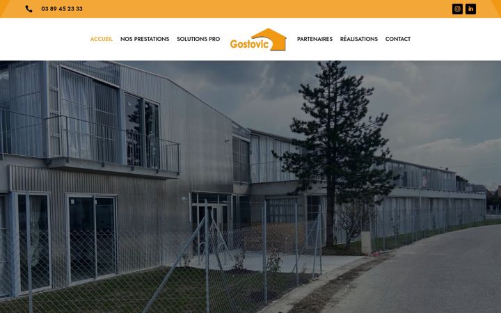Screenshot of gostovic.fr