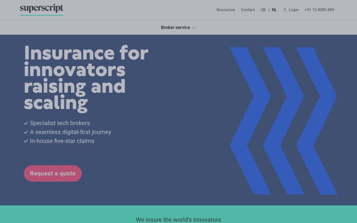 Screenshot of gosuperscript.com