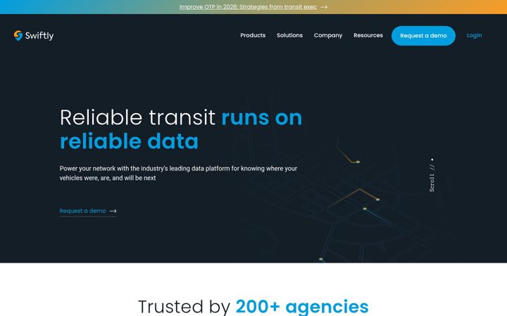 Screenshot of goswift.ly