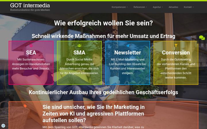 Screenshot of got.de