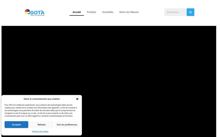 Screenshot of gota-print.com