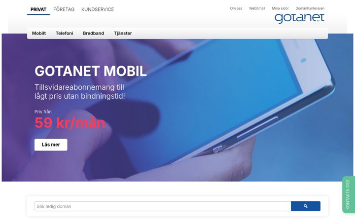Screenshot ta' gota.net