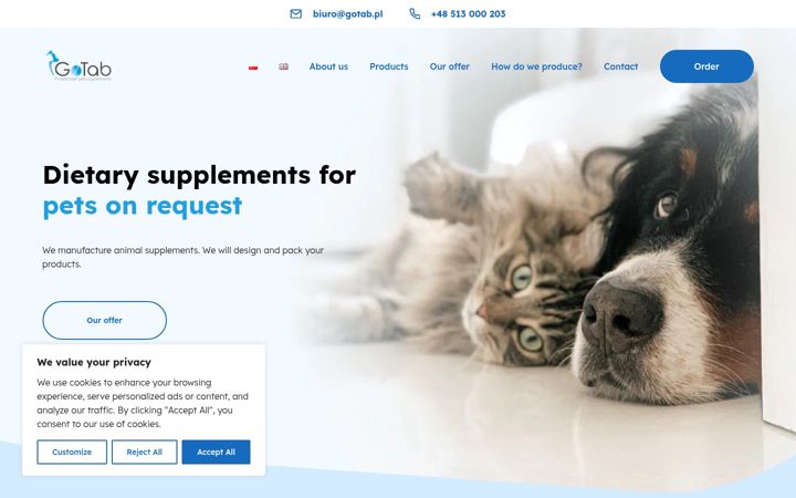 Screenshot of gotab.pl