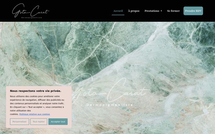 Screenshot of gotacarat.com