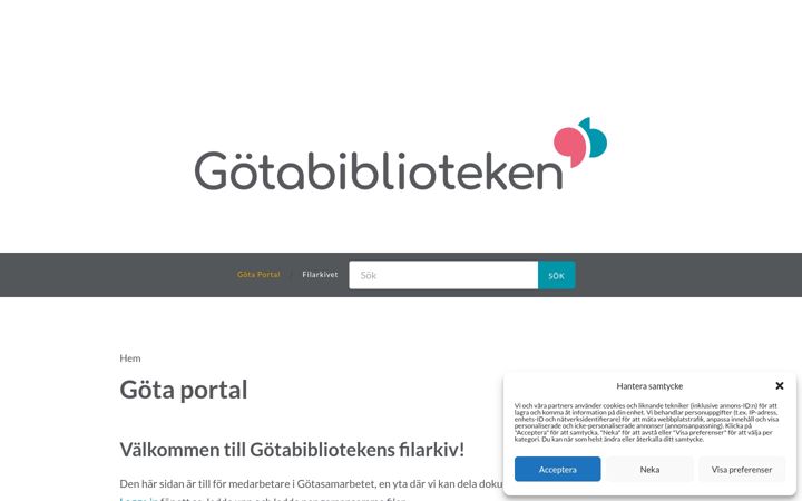 Screenshot of gotaportal.se