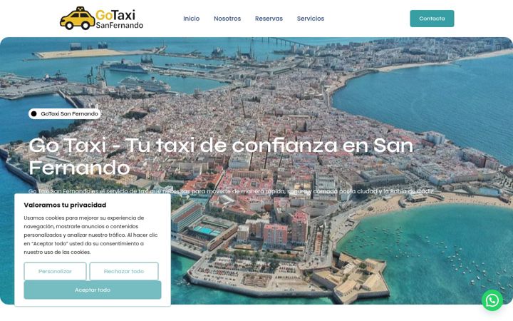 Screenshot of gotaxisanfernando.com