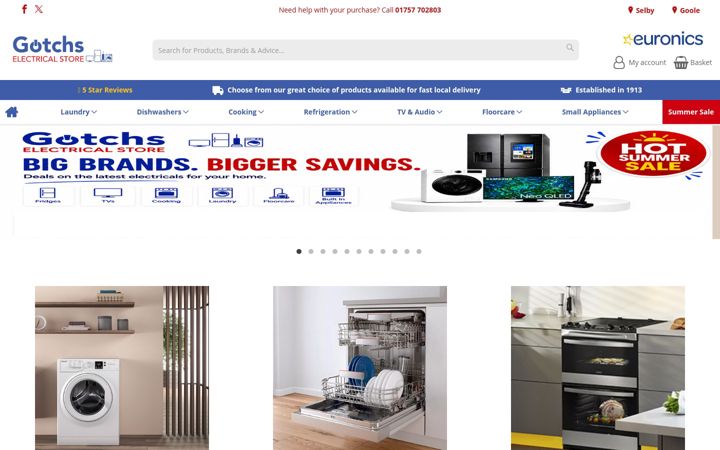 Screenshot of gotchs.co.uk