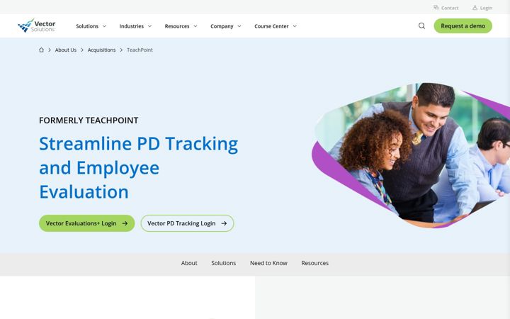 Screenshot of goteachpoint.com