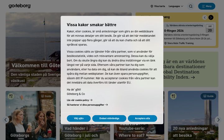Screenshot of goteborg.com