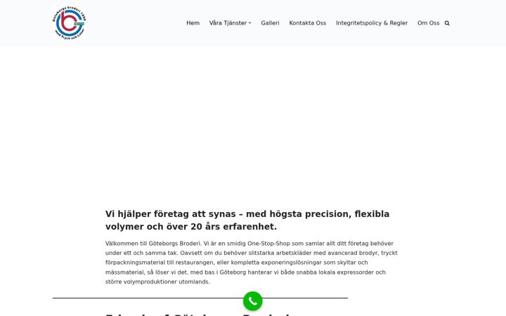 Screenshot of goteborgsbroderi.se