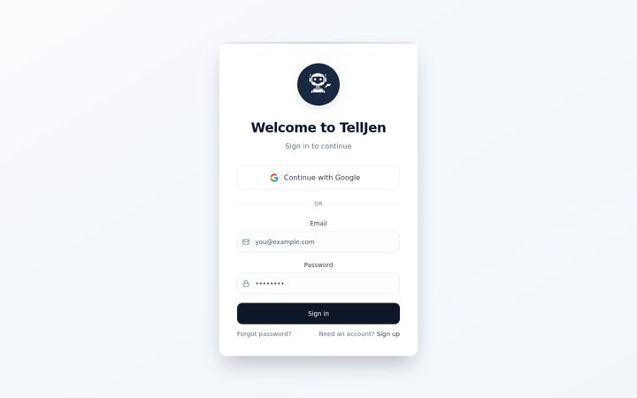 Screenshot of gotelljen.com