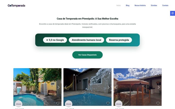 Screenshot of gotemporada.com.br
