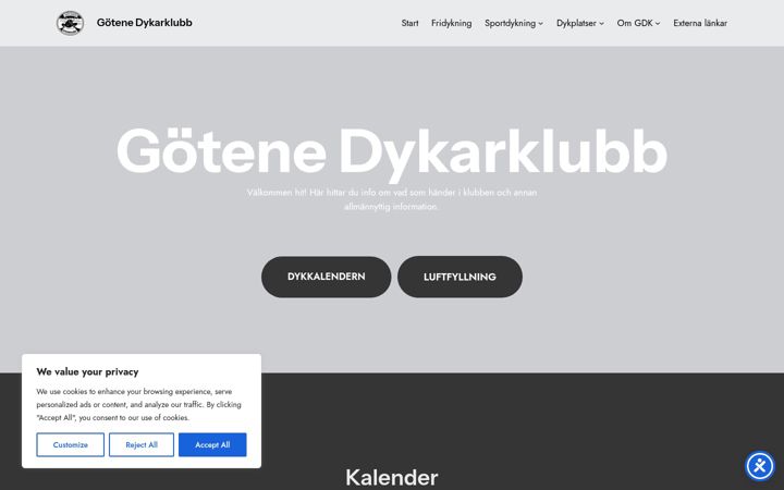Screenshot of gotenedyk.se