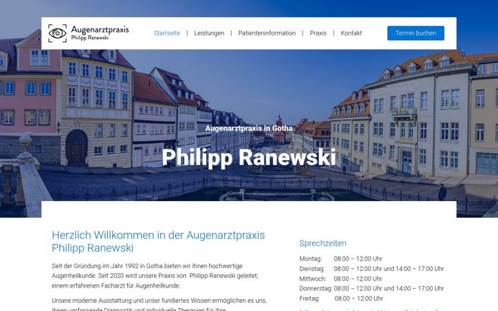 Screenshot of gotha-augenarzt.de
