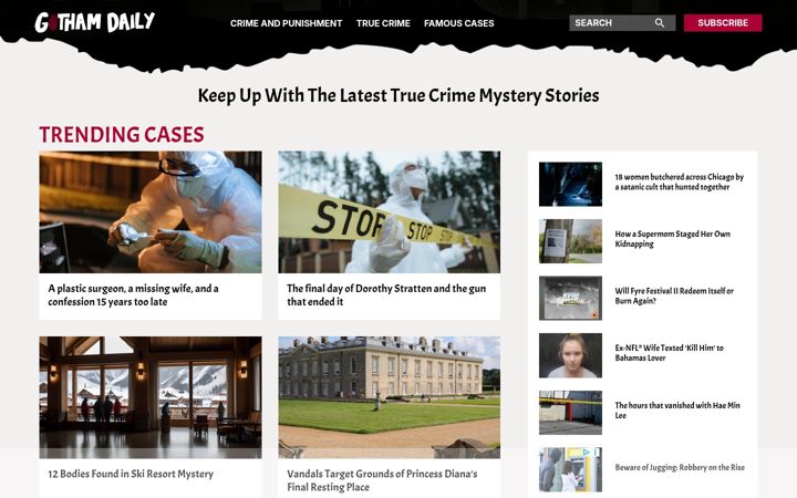Screenshot of gothamdaily.com